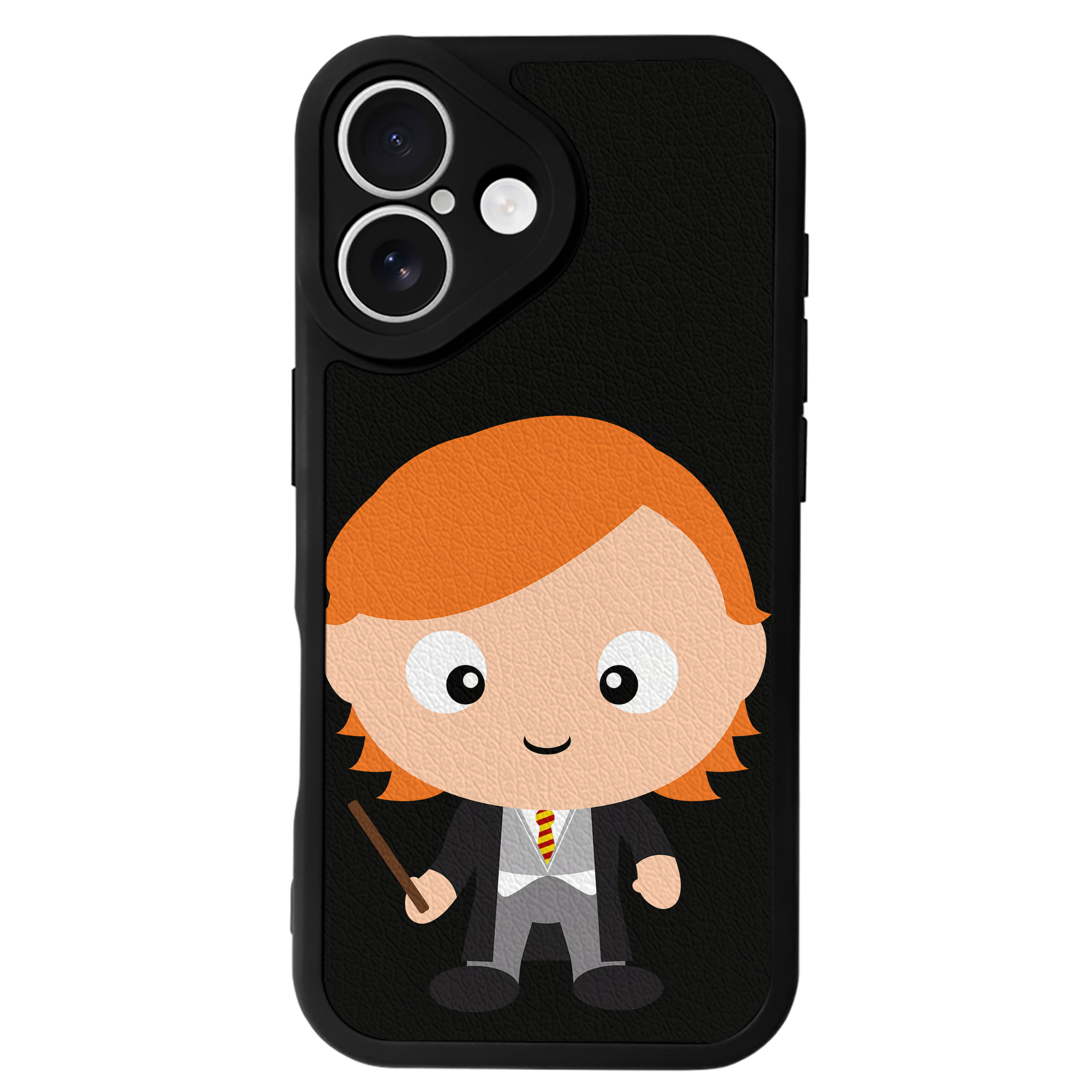 （画像用） Harry Potter ハリー・ポッターシリーズ 【iPhone 16シリーズ対応】シリコンスマホケース（レザー調） 材質：シリコン